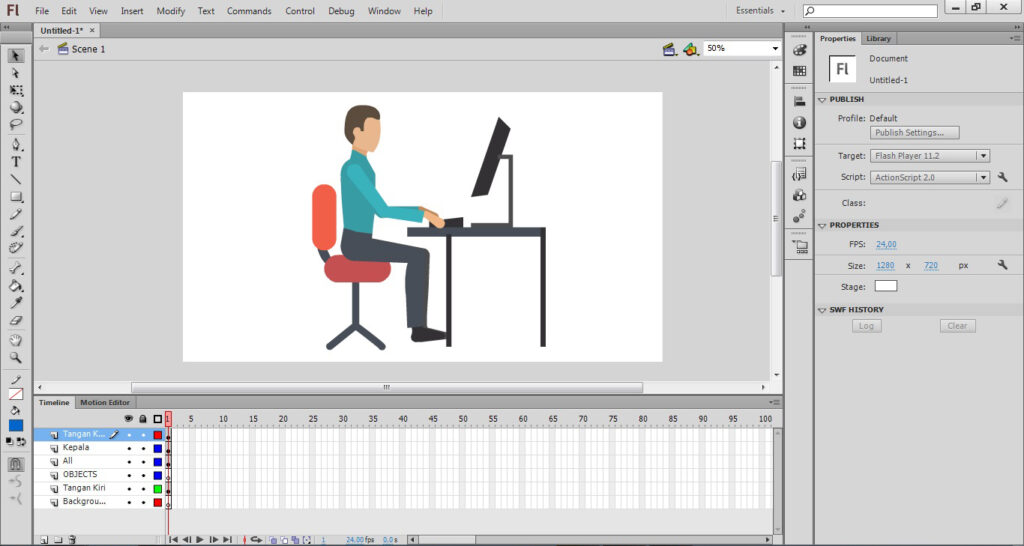 kursus motion graphic